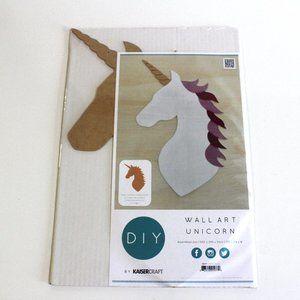 Big Unicorn Wall Hanging Art DIY Blank Wood